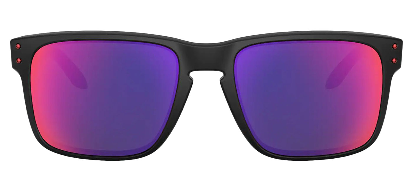 Buyr.com | Sunglasses | Oakley Men Rectangular Sunglasses Black Frame Red  Lens Small