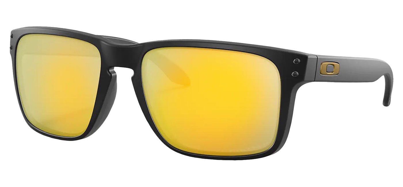 Oakley Holbrook XL Sunglasses Matte Black Prizm 24K Polarised
