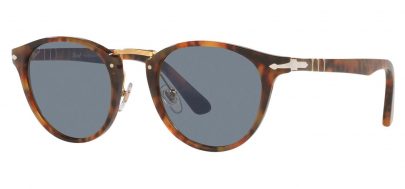 Persol PO3108S Prescription Sunglasses - Caffe / Light Blue