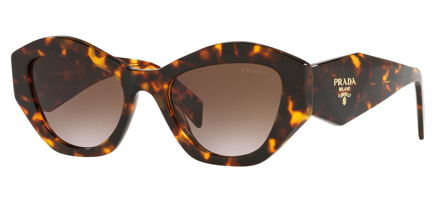 Prada PR07YS Sunglasses - Honey Havana / Brown Gradient - Tortoise+Black