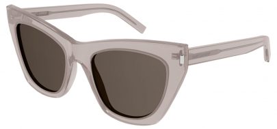 Saint Laurent SL 214 KATE Prescription Sunglasses - Nude / Brown