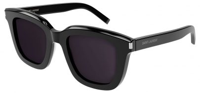 Saint Laurent SL 465 Prescription Sunglasses - Black / Grey