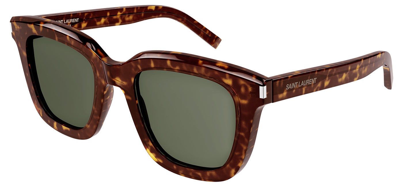 Saint Laurent SL 465 Prescription Sunglasses – Havana / Green 1