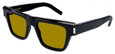 Saint Laurent SL 469 Sunglasses - Black / Yellow