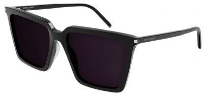 Saint Laurent SL 474 Prescription Sunglasses - Black / Grey