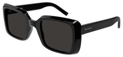 Saint Laurent SL 497 Prescription Sunglasses - Black / Grey