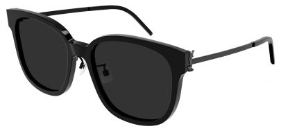 Saint Laurent SL M48S_C/K Sunglasses - Black / Grey