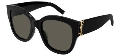 Saint Laurent SL M95/F Sunglasses - Black / Grey