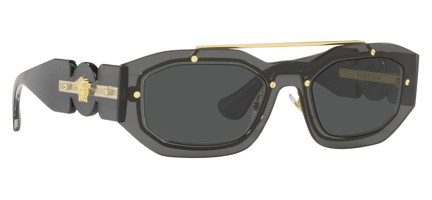 Versace VE2235 Prescription Sunglasses – Transparent Dark Grey / Grey 3