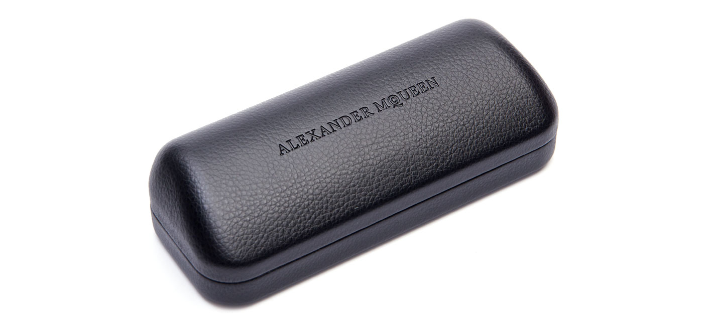 Alexander McQueen AM0340S Prescription Sunglasses – Black & Silver / Grey Gradient 2