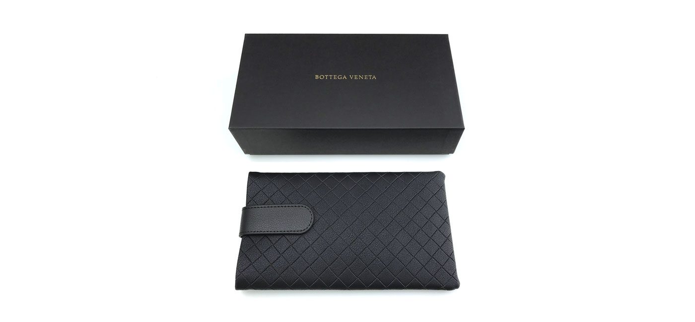 Bottega Veneta BV1105O Glasses – Striped Brown 2