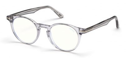 Tom Ford FT5557-B Glasses - Transparent Grey