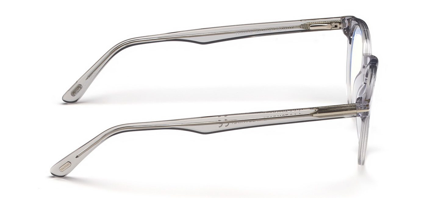 Tom Ford FT5557-B Glasses – Transparent Grey 4