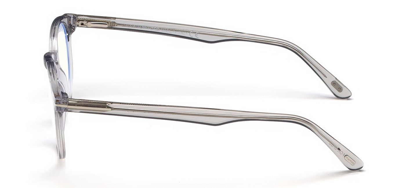 Tom Ford FT5557-B Glasses – Transparent Grey 5