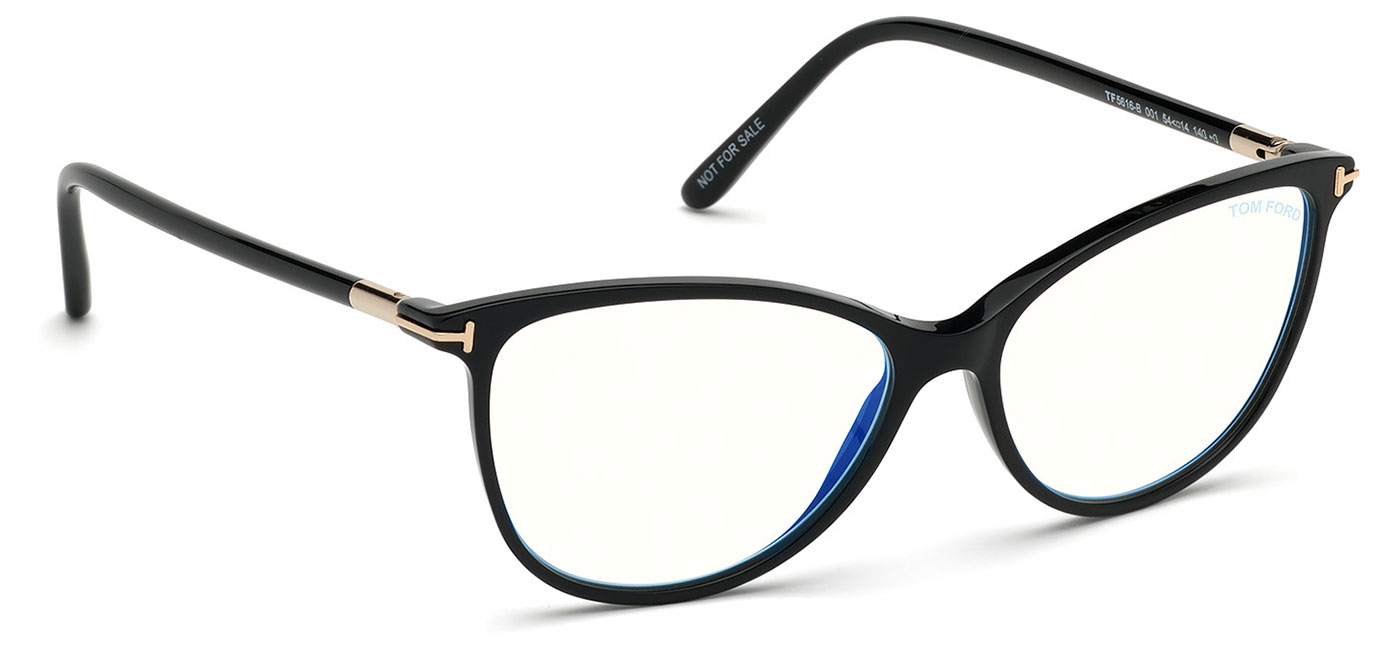 Tom Ford FT5616-B Glasses - Shiny Black - Tortoise+Black