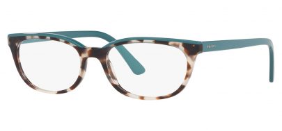 Prada PR13VV Glasses - Spotted Brown Opal & Green