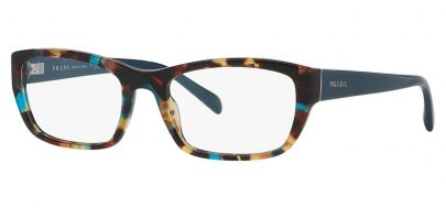Prada PR18OV Glasses - Spotted Blue Havana