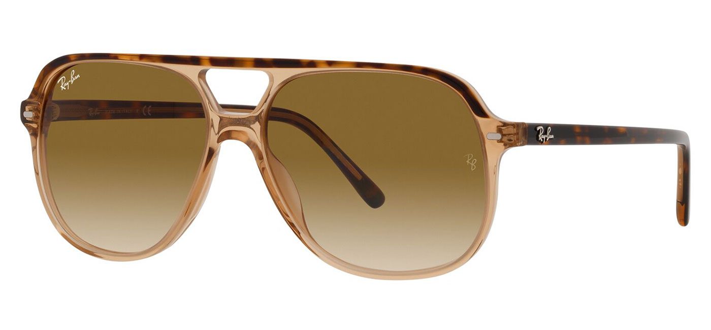 Ray-Ban RB2198 Bill Sunglasses – Havana on Transparent Brown / Brown Gradient 1