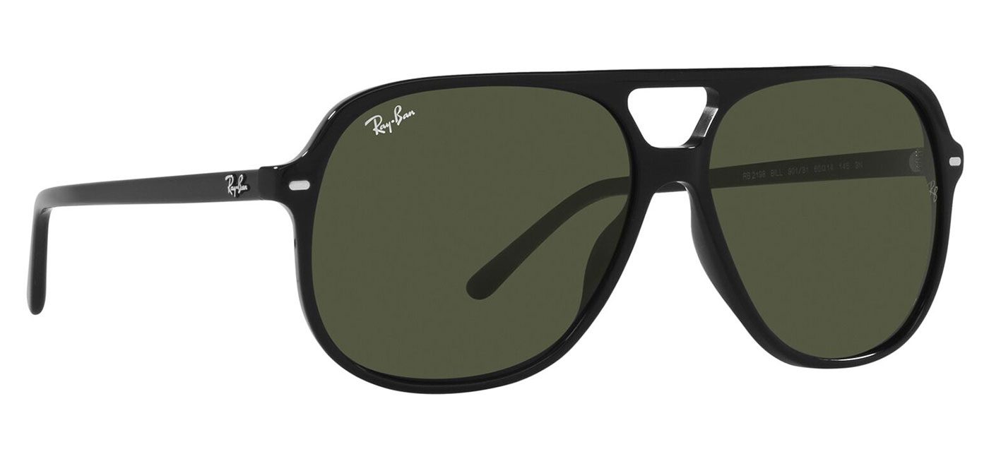 Ray-Ban RB2198 Bill Sunglasses – Black / Green 3