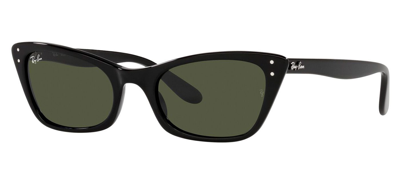 Ray-Ban RB2299 Lady Burbank Sunglasses – Black / Green 1