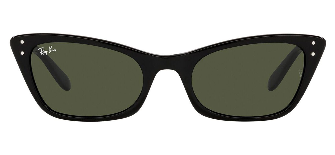 Ray-Ban RB2299 Lady Burbank Sunglasses – Black / Green 2