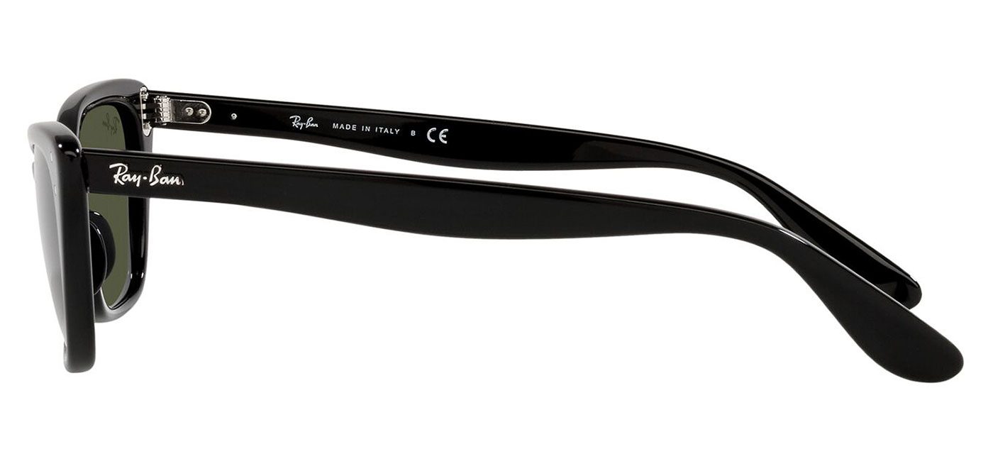 Ray-Ban RB2299 Lady Burbank Sunglasses – Black / Green 5