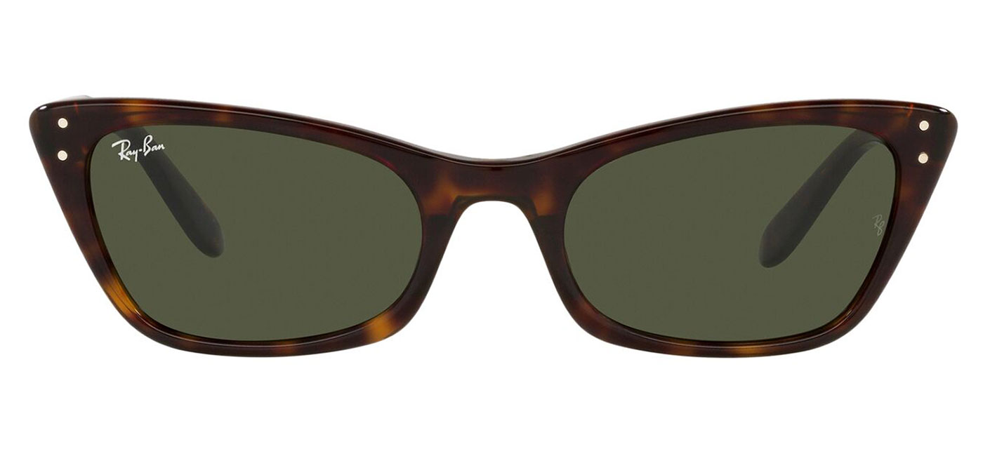 Ray-Ban RB2299 Lady Burbank Sunglasses – Havana / Green 2