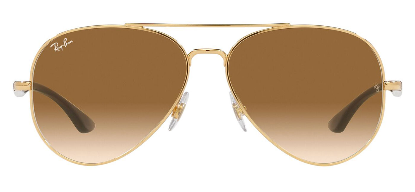 Ray-Ban RB3675 Sunglasses – Gold / Brown Gradient 2