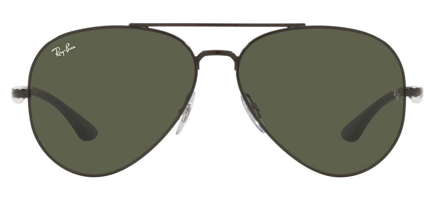 Ray-Ban RB3675 Sunglasses – Black / Green 2