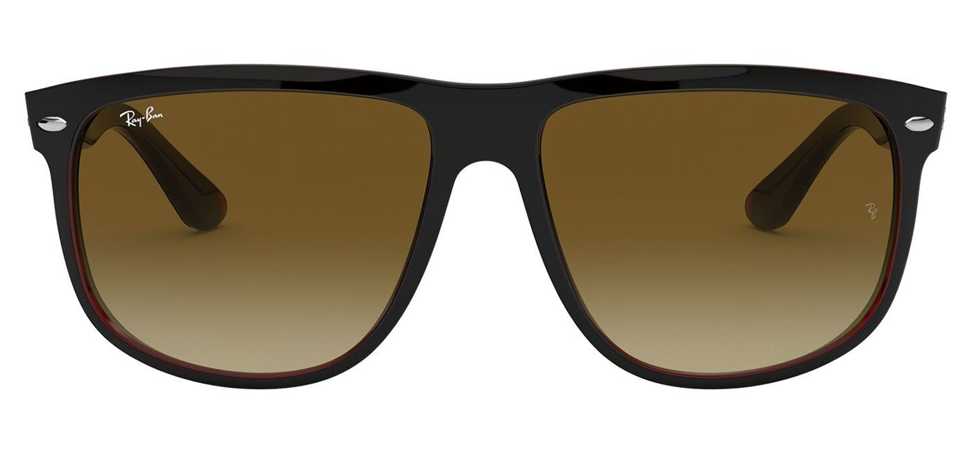 Ray-Ban RB4147 Boyfriend Sunglasses – Black on Brown / Brown Gradient 2