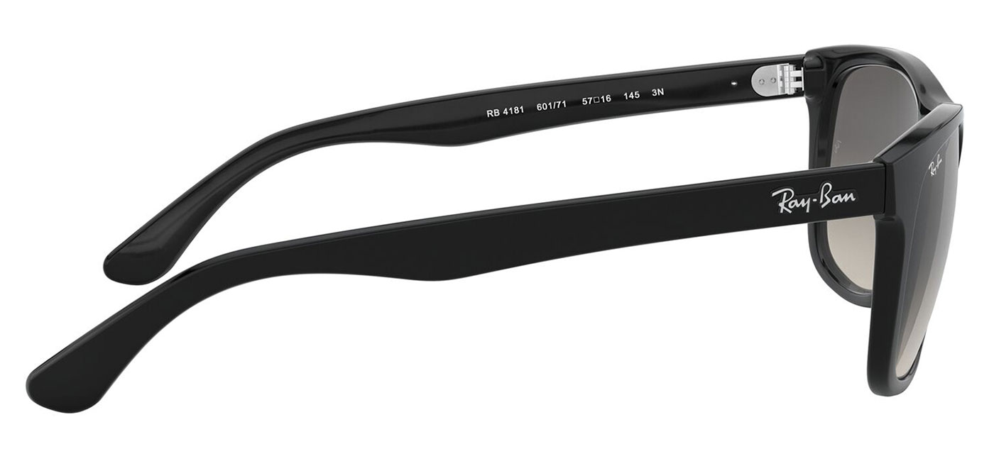 Ray-Ban RB4181 Prescription Sunglasses – Black / Grey Gradient 4