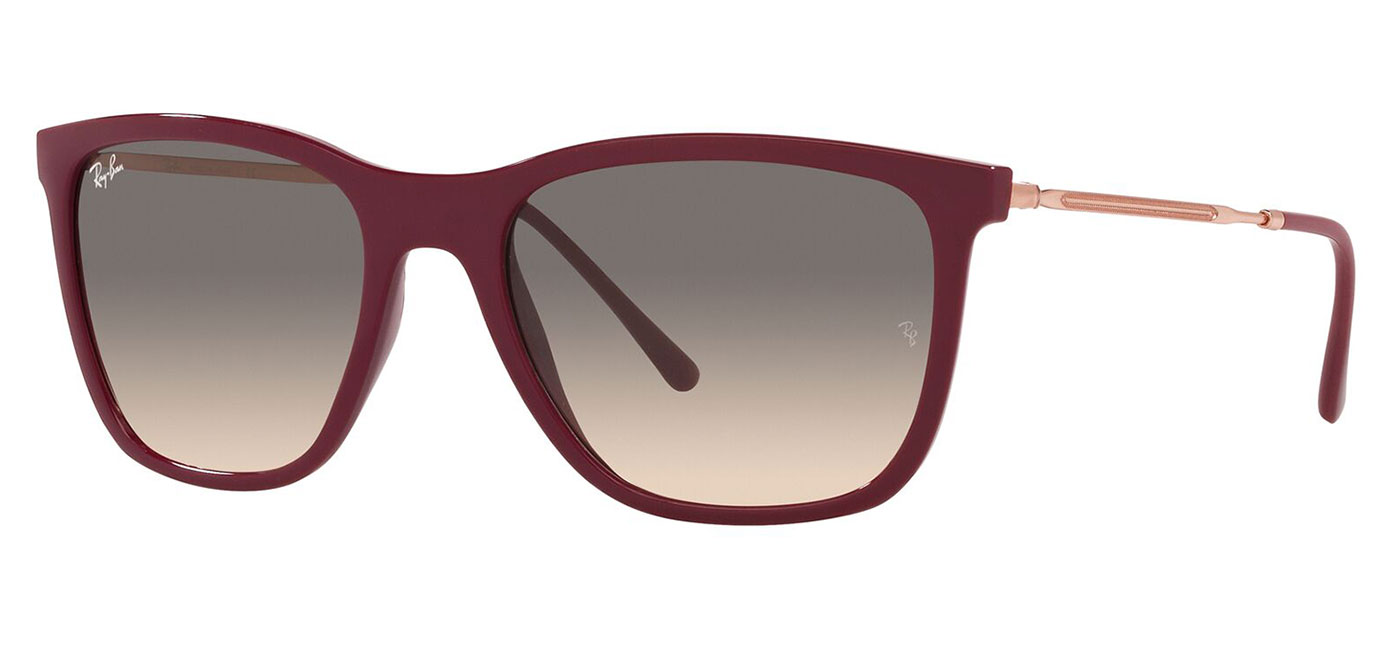 Ray-Ban RB4344 Sunglasses – Red Cherry / Grey Gradient 1