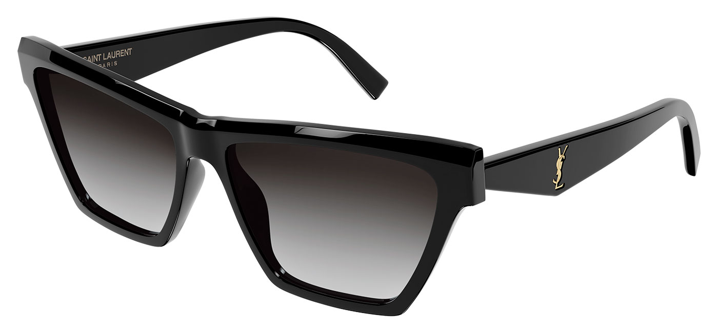 Saint Laurent SL M103 Sunglasses - Black / Grey Gradient - Tortoise+Black