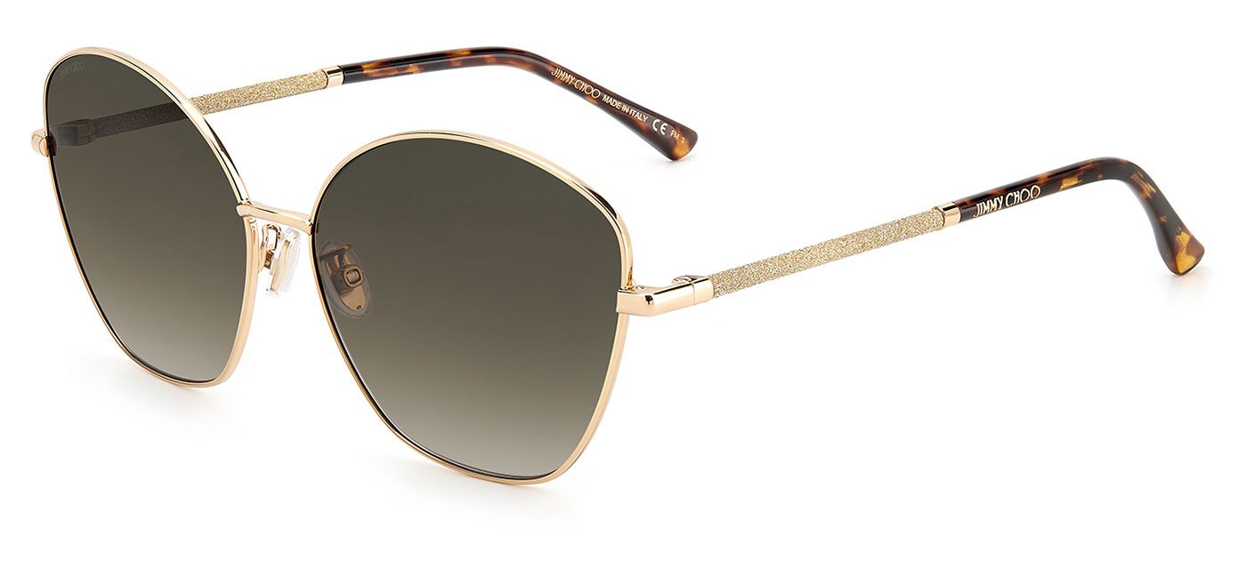 Jimmy choo gold sales sunglasses