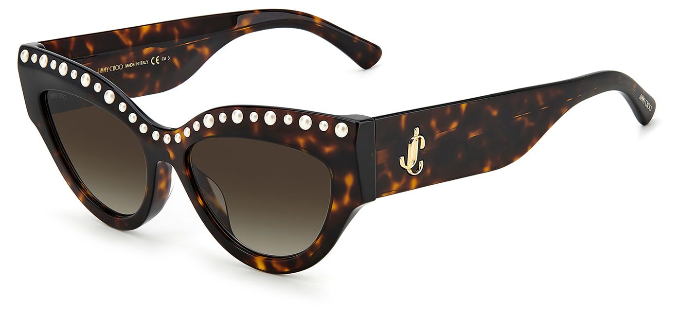 Jimmy Choo Sonja Sunglasses - Havana / Brown Gradient - Tortoise+Black