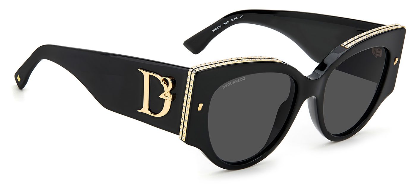 DSQUARED2 0032/S Sunglasses – Black / Grey 3