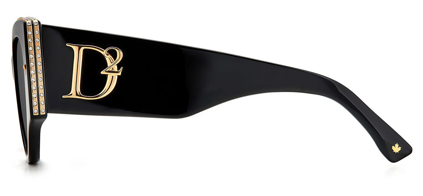 DSQUARED2 0032/S Prescription Sunglasses – Black / Grey 4