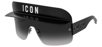 DSQUARED2 ICON 0001/S Sunglasses - Black / Grey Gradient