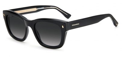 DSQUARED2 0012/S Sunglasses - Black / Grey Gradient