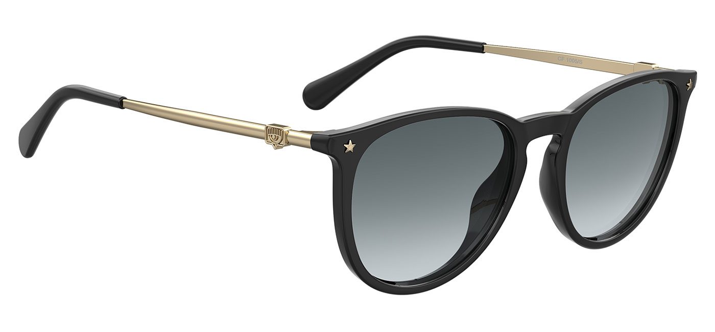 Chiara Ferragni CF 1005/S Prescription Sunglasses – Black / Grey Gradient 3
