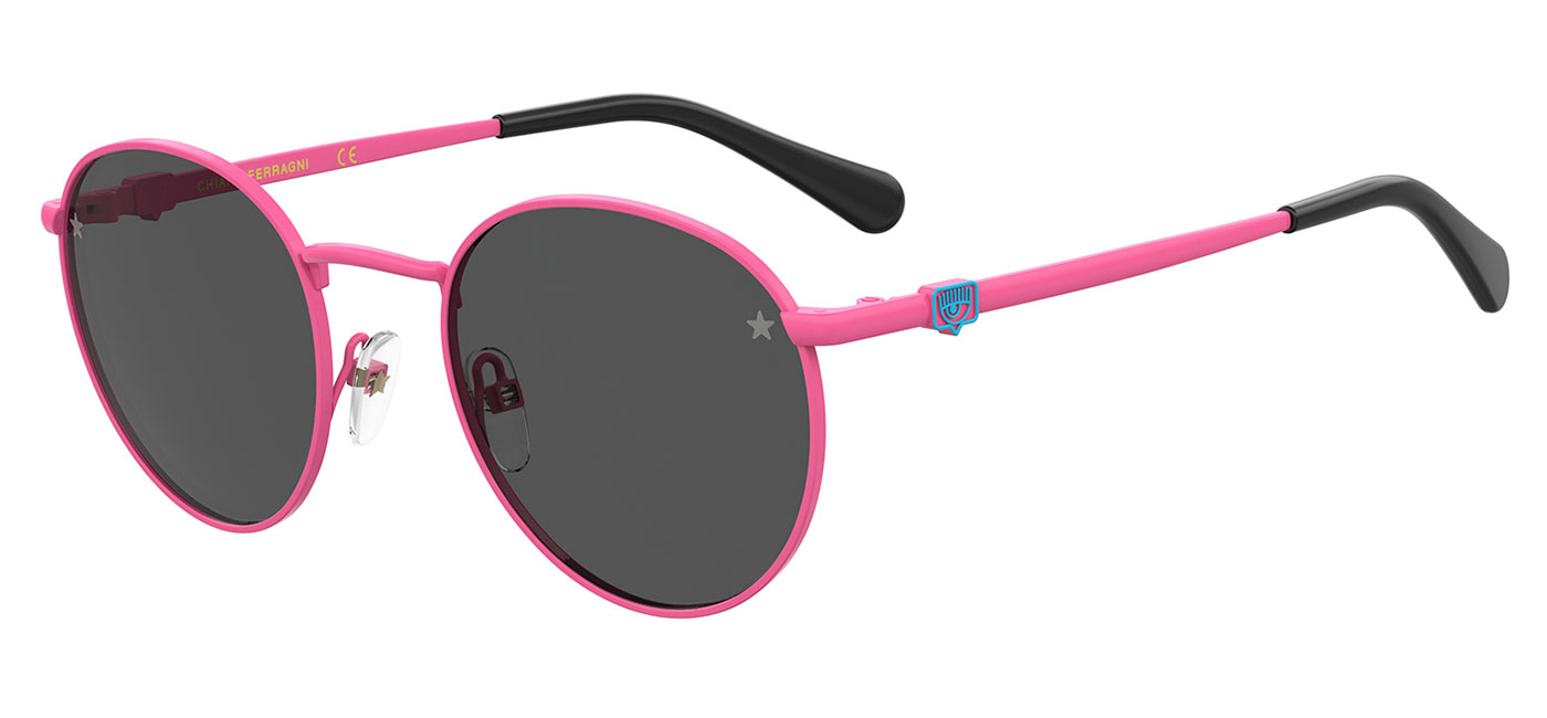 Chiara Ferragni CF 1002/S Prescription Sunglasses – Pink / Grey 1