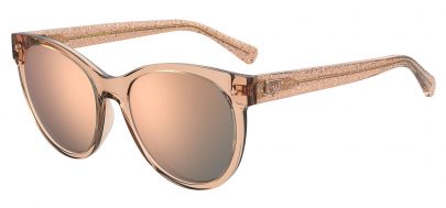 Chiara Ferragni 1007/S Sunglasses - Peach / Rose Gold Mirror