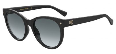 Chiara Ferragni 1007/S Sunglasses - Black / Grey Gradient