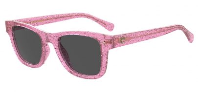 Chiara Ferragni 1006/S Sunglasses - Pink Glitter / Grey