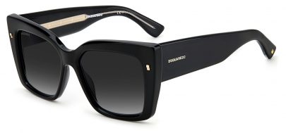 DSQUARED2 0017/S Sunglasses - Black / Grey Gradient