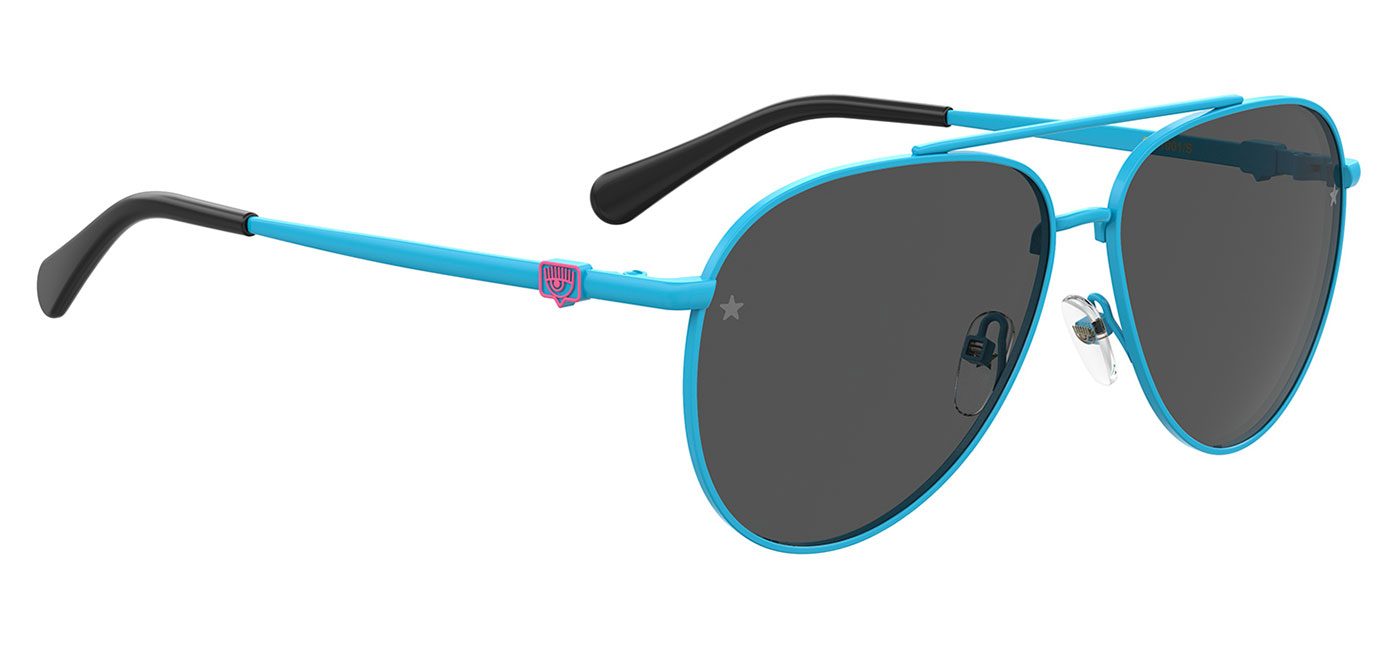 Chiara Ferragni 1001/S Sunglasses – Azure / Grey 3