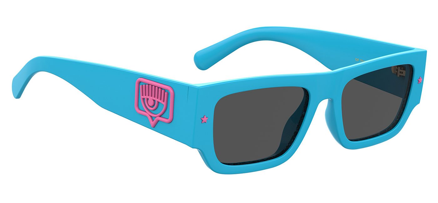 Chiara Ferragni CF 7013/S Prescription Sunglasses – Azure / Grey 3