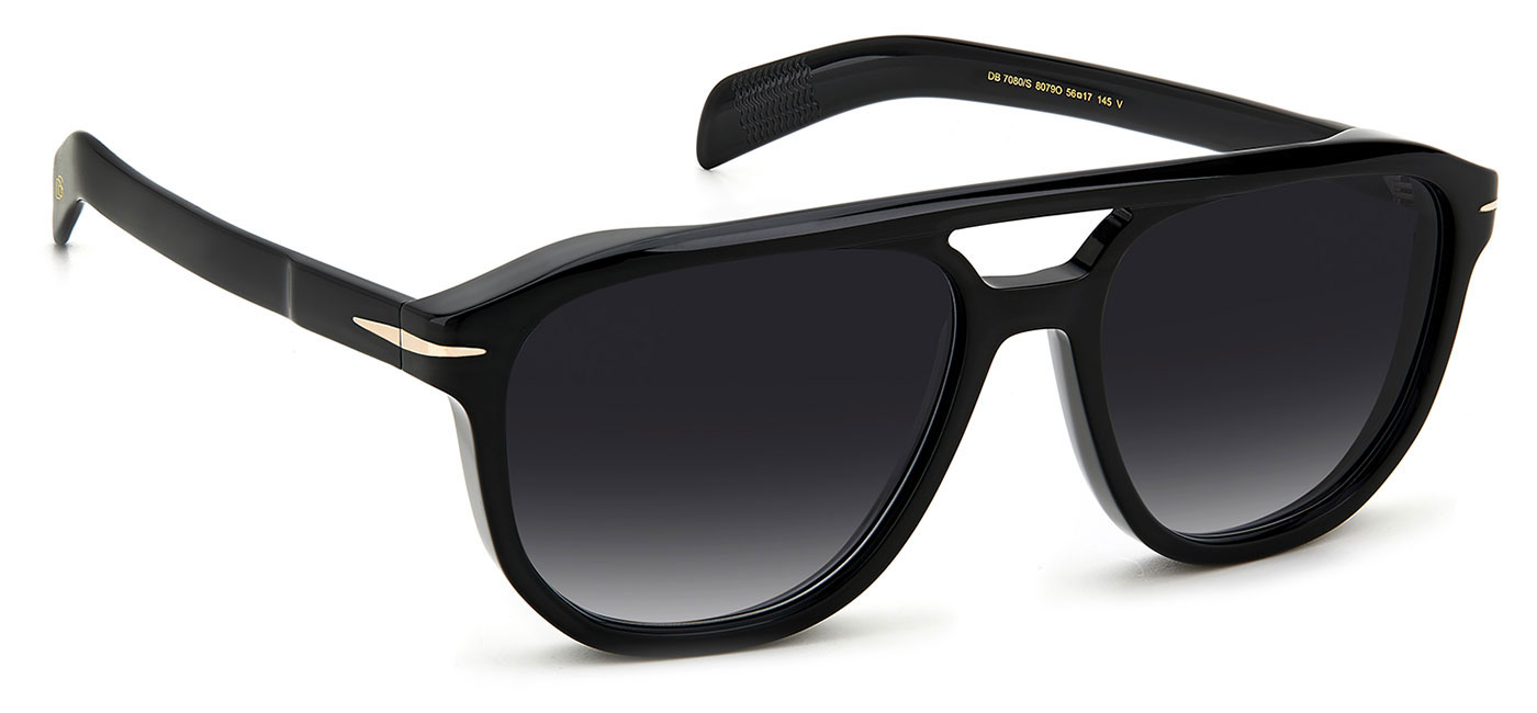 David Beckham DB7080/S Prescription Sunglasses - Black / Dark Grey ...