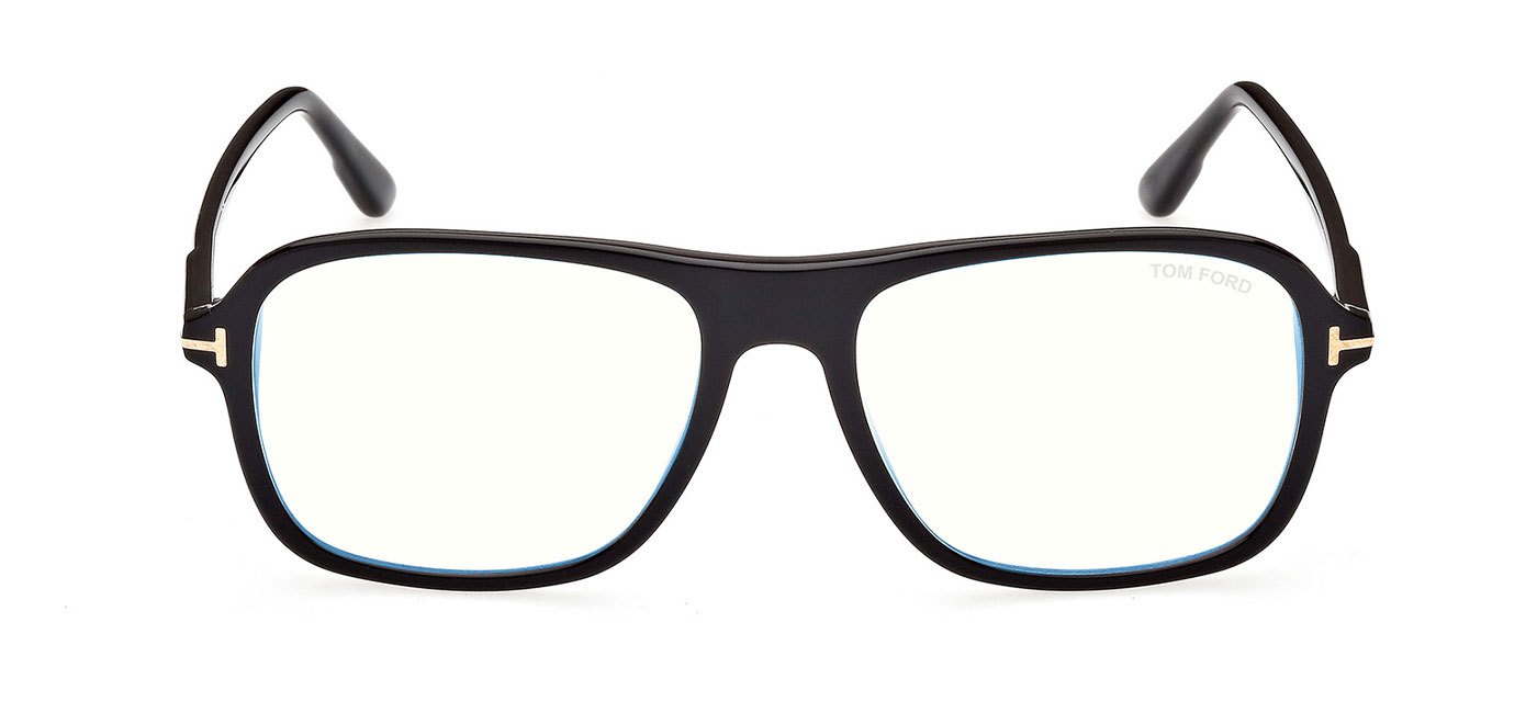 Tom Ford FT5806-B Glasses - Shiny Black - Tortoise+Black