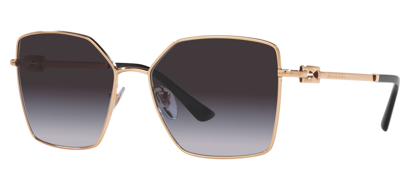 Bvlgari BV6175 Prescription Sunglasses - Pink Gold / Grey Gradient ...